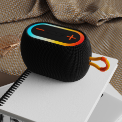 Wireless Bluetooth speaker high volume heavy subwoofer with LED night light desktop sound ring
