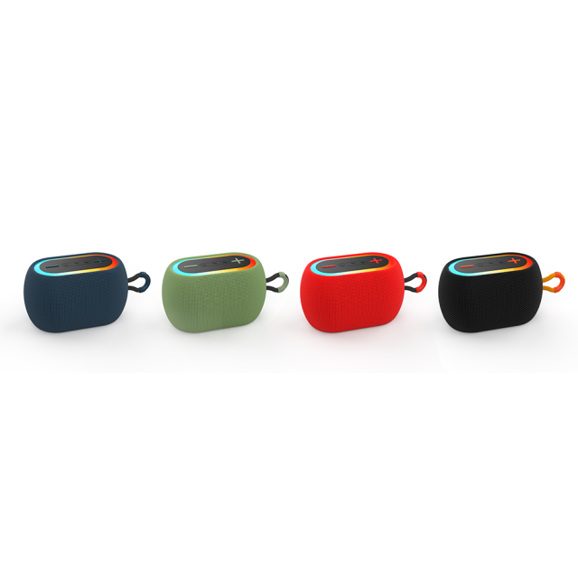 Wireless Bluetooth speaker high volume heavy subwoofer with LED night light desktop sound ring