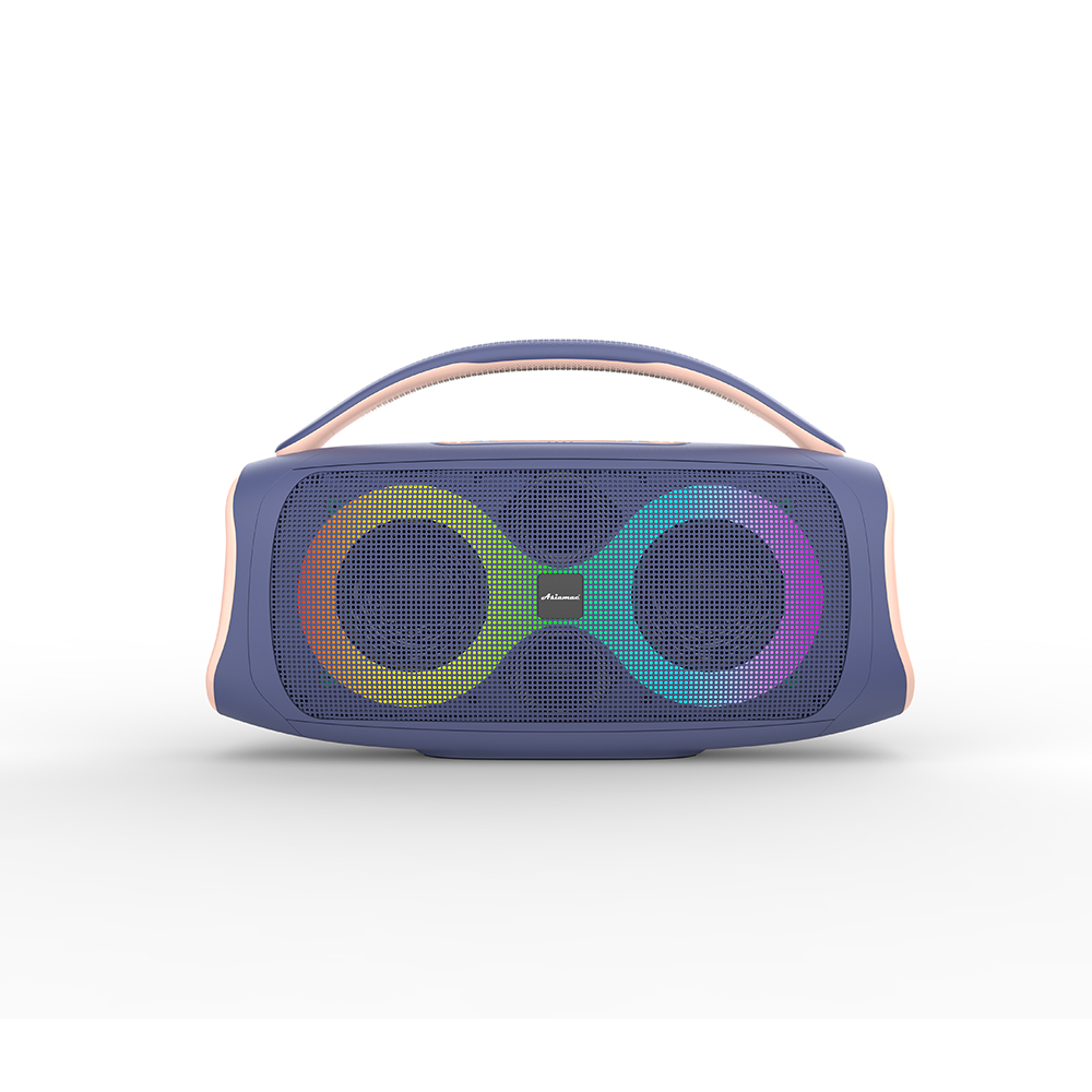 New high-power Bluetooth speaker, outdoor portable, high-volume subwoofer, karaoke Bluetooth speaker