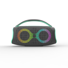 New high-power Bluetooth speaker, outdoor portable, high-volume subwoofer, karaoke Bluetooth speaker