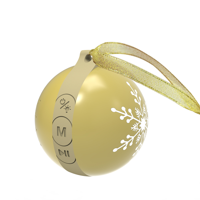 Custom Spherical Bluetooth Speaker & Ornament | Personalized Full-Color Printing, 5W Peak Output, BT 5.3 & TWS | Premium Corporate Gift