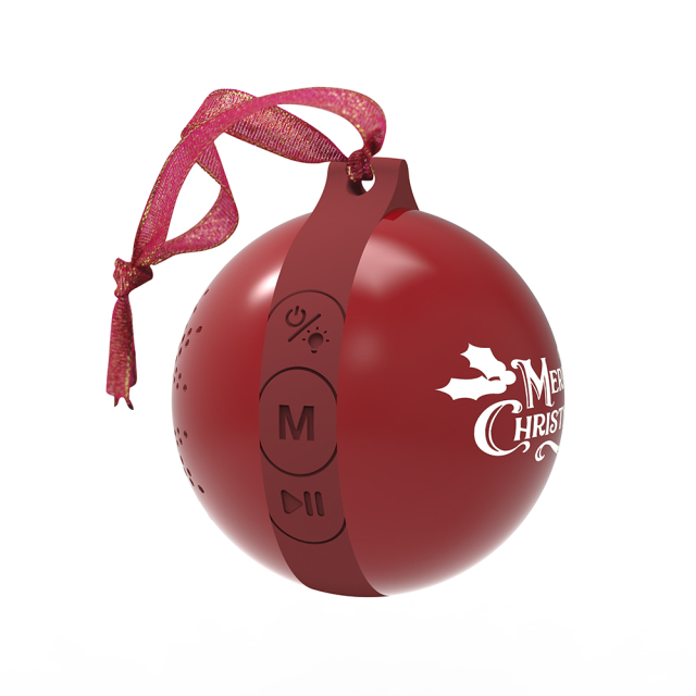 Custom Spherical Bluetooth Speaker & Ornament | Personalized Full-Color Printing, 5W Peak Output, BT 5.3 & TWS | Premium Corporate Gift