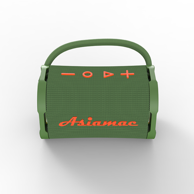 Premium 10W Fabric Bluetooth Speaker with Dual Passive Radiators, Dynamic RGB Sync, and TWS Stereo Capability