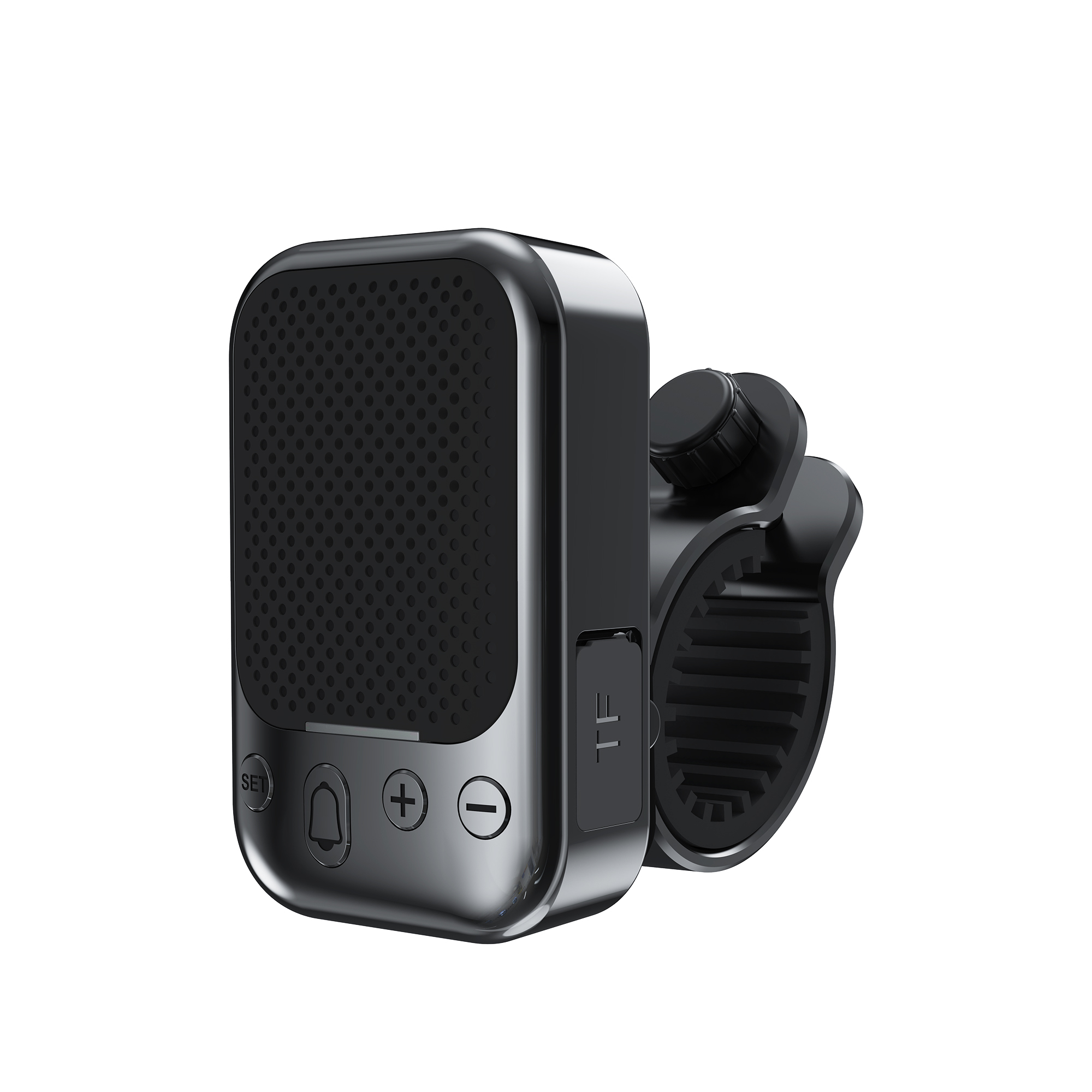 Portable outdoor Bluetooth mini speaker with magnetic clip and large volume subwoofer