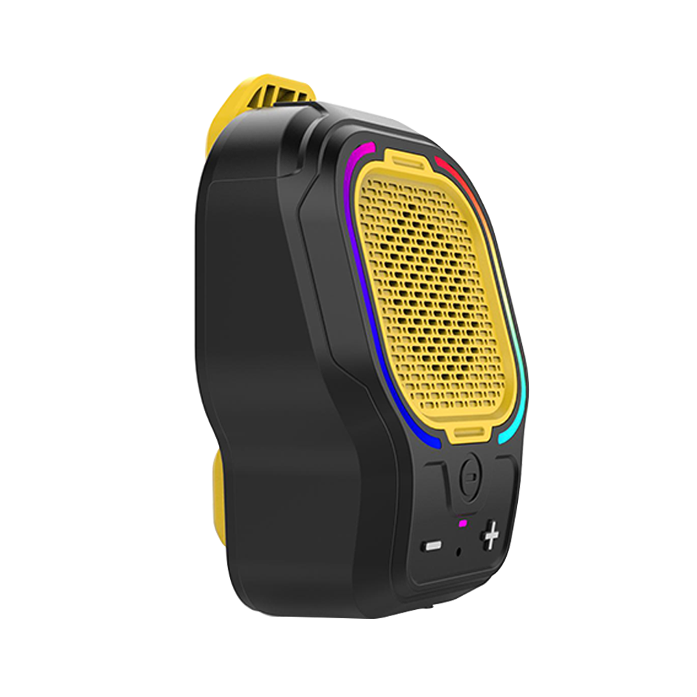 Outdoor mini portable Bluetooth speaker with clip-on design, waterproof and dustproof, magnetic attachment, high quality sound, long battery life, new model