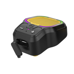 Outdoor mini portable Bluetooth speaker with clip-on design, waterproof and dustproof, magnetic attachment, high quality sound, long battery life, new model