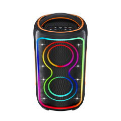 Bluetooth speaker with high volume and large power, suitable for outdoor square dancing. Bluetooth dual speakers for surround sound system.