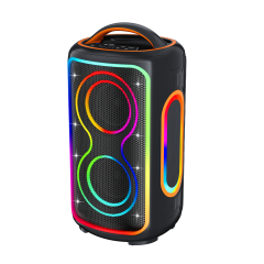 Bluetooth speaker with high volume and large power, suitable for outdoor square dancing. Bluetooth dual speakers for surround sound system.