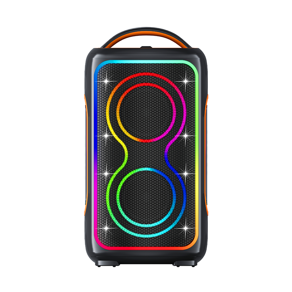 Bluetooth speaker with high volume and large power, suitable for outdoor square dancing. Bluetooth dual speakers for surround sound system.