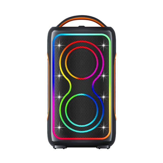 Bluetooth speaker with high volume and large power, suitable for outdoor square dancing. Bluetooth dual speakers for surround sound system.