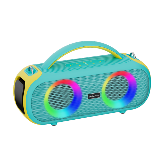 Outdoor high-power Bluetooth speaker for home party use and entertainment.