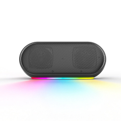 Rechargeable battery-powered indoor and outdoor portable speaker