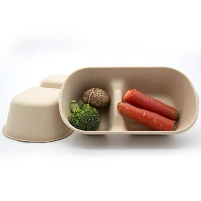 1000ML 2-Compartment Bento Box