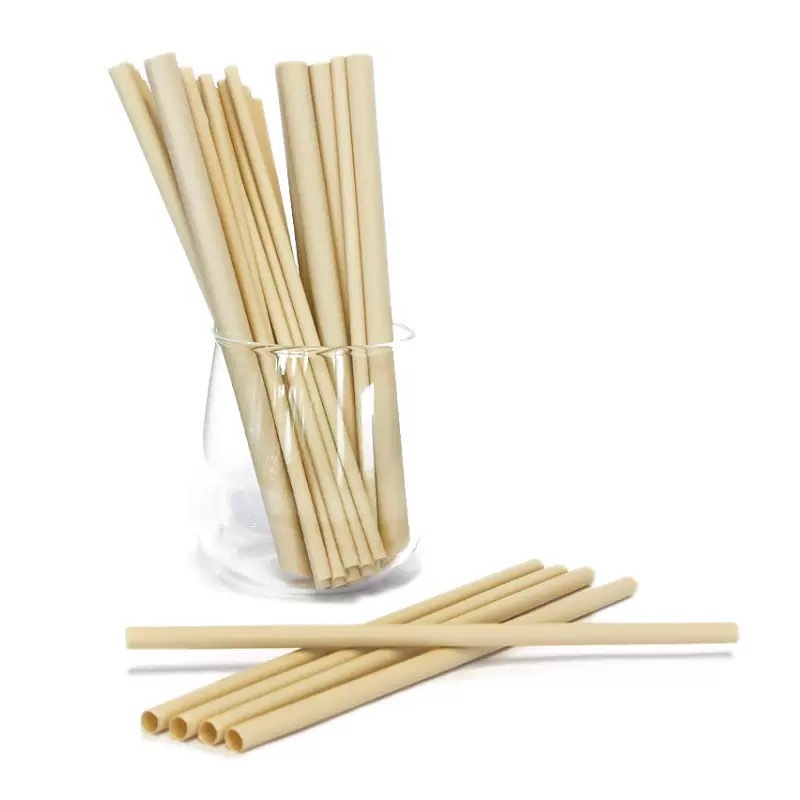 Pajita de fibra de bambú - Plana