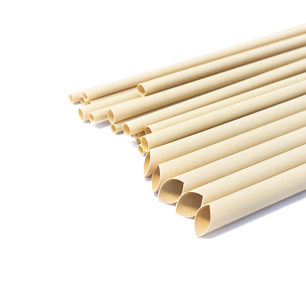 Pajita de fibra de bambú - Plana