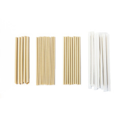 Bamboo Fiber Straw - Oblique