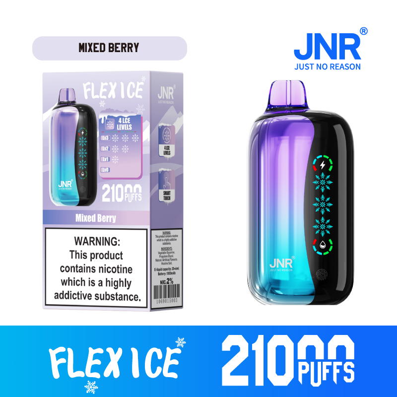 JNR Flex Ice 21000 Puffs Vape,DC-Vape | Best Online Vape Store – Wholesale Flavored Vape & Kit,JNR Flex Ice - 21000 Puffs Vape