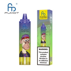 Fumot Tornado 15000 Puffs Vape featuring the flavor and showing the vape and vape packaging.