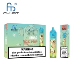 Fumot Tornado 15000 Puffs Vape featuring the flavor ice pop and showing the vape and vape packaging.