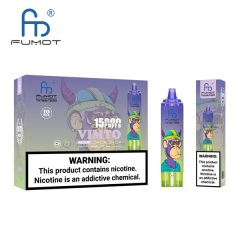 Fumot Tornado 15000 Puffs Vape featuring the flavor vimto and showing the vape and vape packaging.