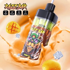 A juice bottle adorned with a cartoon bear, highlighting a fun and vibrant packaging style.