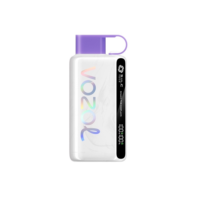 Vozol Star 12000 Puffs 50mg Vape shown in flavor grape ice