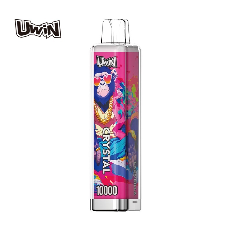 UWin Crystal 10000 Puffs Vape showing the vape in flavor lady killa