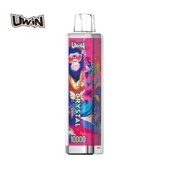 UWin Crystal 10000 Puffs Vape showing the vape in flavor lady killa
