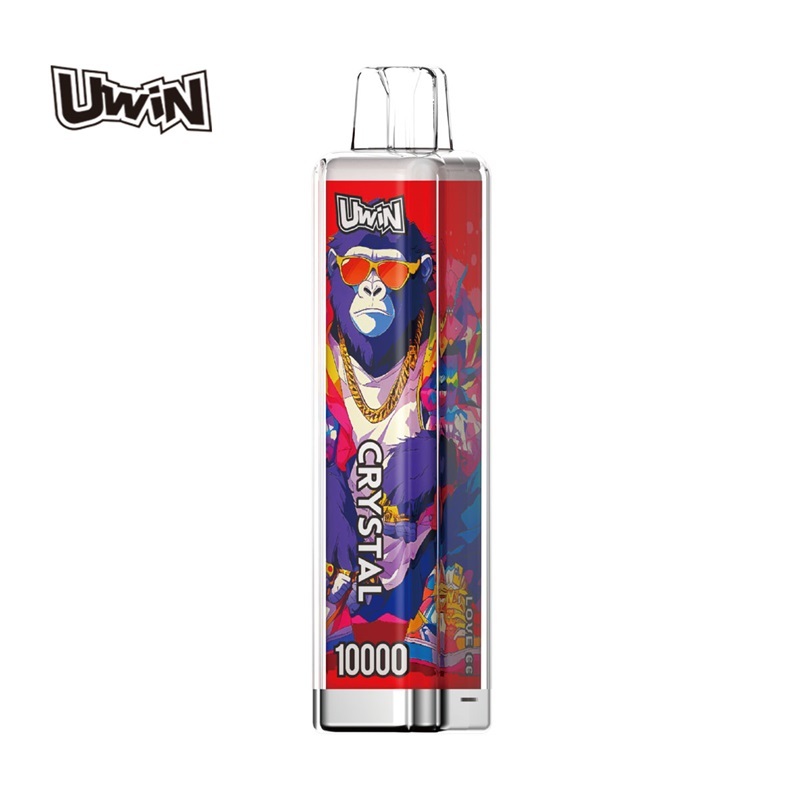 UWin Crystal 10000 Puffs Vape showing the vape in flavor love 66
