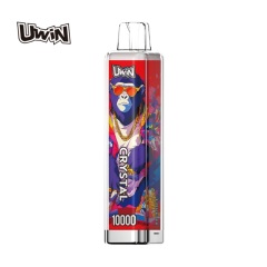 UWin Crystal 10000 Puffs Vape showing the vape in flavor love 66