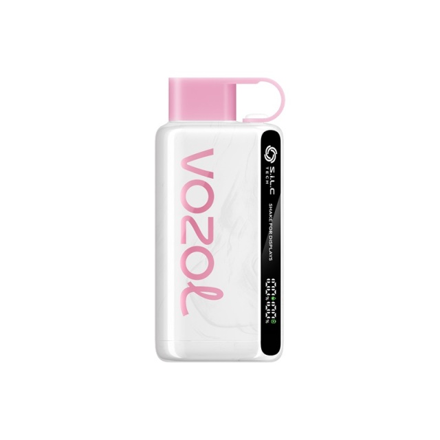 Vozol Star 12000 Puffs 50mg Vape shown in flavor pink lemonade