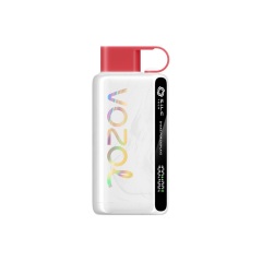 Vozol Star 12000 Puffs 50mg Vape shown in flavor raspberry watermelon