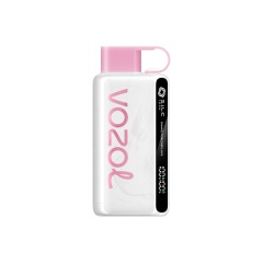 Vozol Star 12000 Puffs 50mg Vape shown in flavor strawberry ice cream