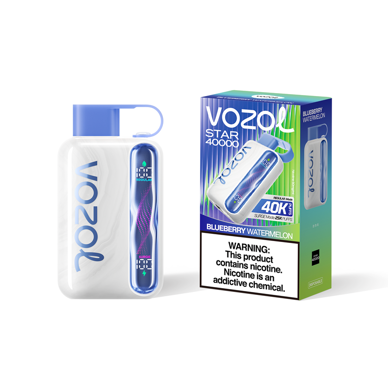 Vozol Star 40000 Puffs Vape in flavor blueberry watermelon