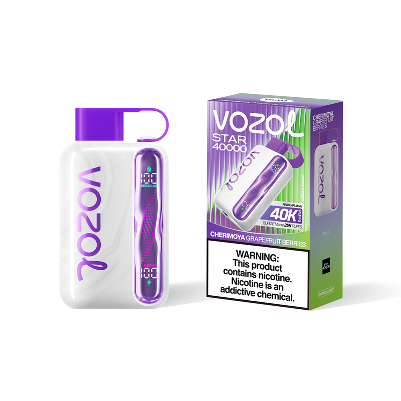 Vozol Star 40000 Puffs Vape in flavor cherimoya grapefruit berries