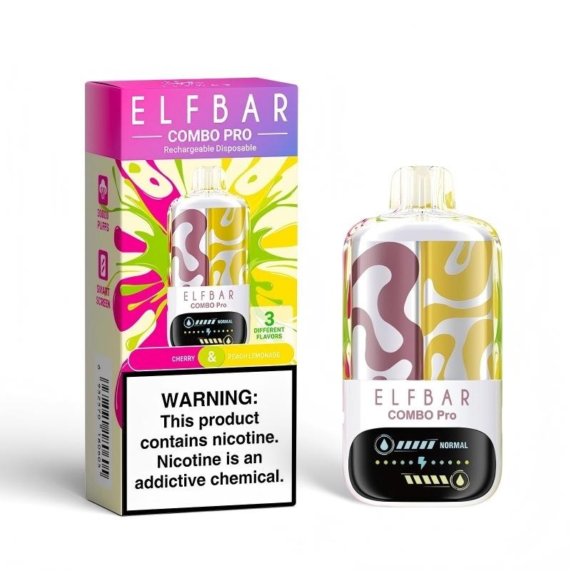 Elfbar COMBO Pro 30000 Puffs Vape in flavor cherry and peach lemonade