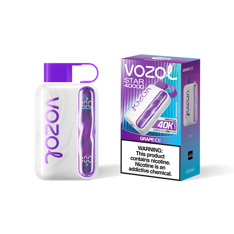 Vozol Star 40000 Puffs Vape in flavor grape ice