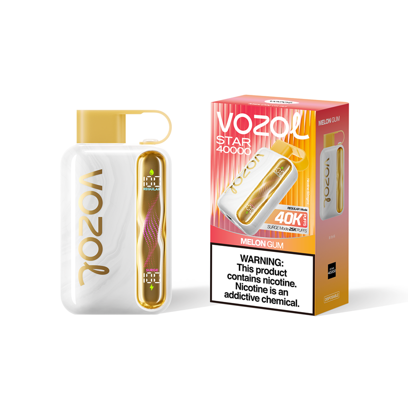 Vozol Star 40000 Puffs Vape in flavor melon gum