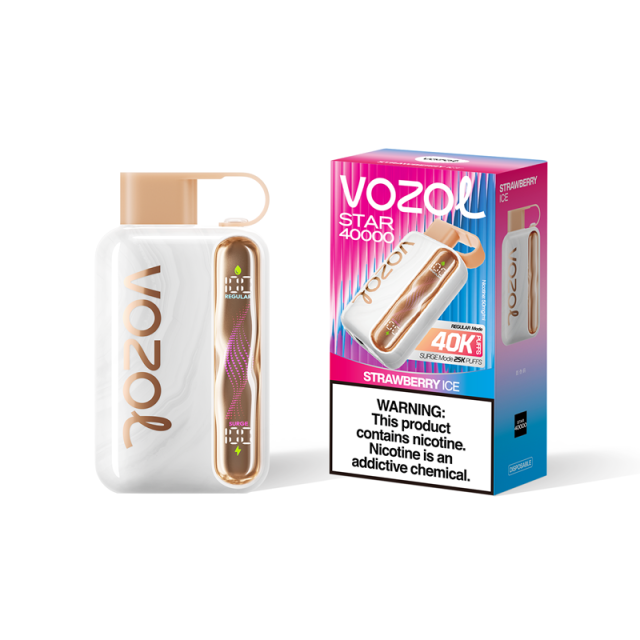 Vozol Star 40000 Puffs Vape in flavor strawberry ice