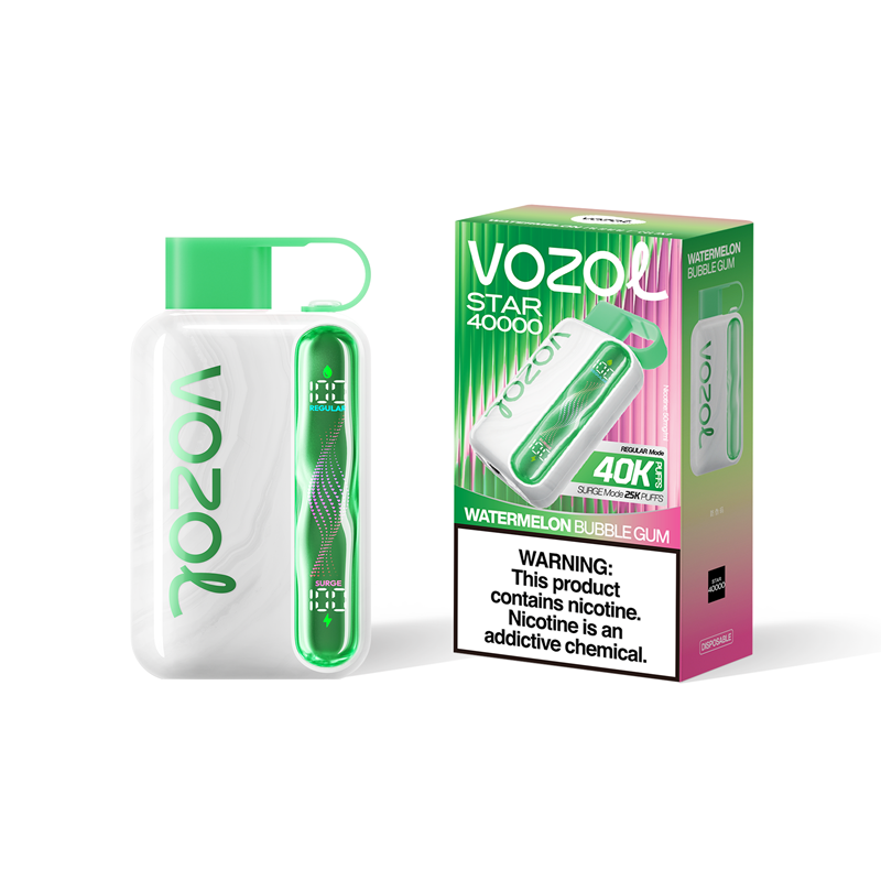 Vozol Star 40000 Puffs Vape in flavor watermelon bubble gum