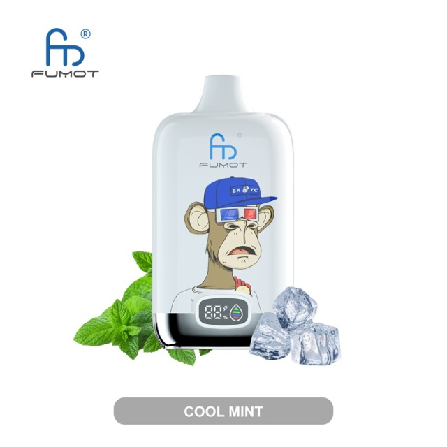 Fumot Digital Box 12000 Puffs Vape featuring the flavor cool mint