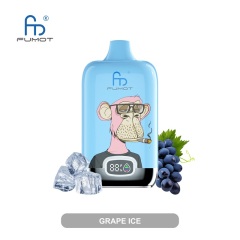 Fumot Digital Box 12000 Puffs Vape featuring the grape ice flavor 