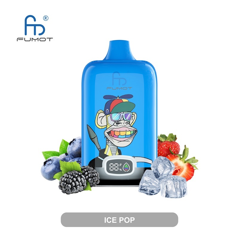 Fumot Digital Box 12000 Puffs Vape featuring the flavor ice pop