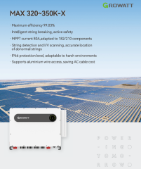 GROWATT Utility-Scale PV Solar Inverter MAX 320-350K-X