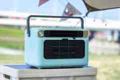 OOT Solar Mini Portable Air Conditioner for Outdoor / Sport / Tent DC Compressor inside