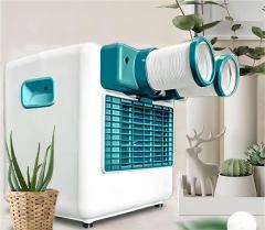 OOT Solar Portable Air Conditioner for Outdoor / Sport / Tent DC Compressor inside