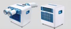 OOT Solar Portable Air Conditioner for Outdoor / Sport / Tent DC Compressor inside