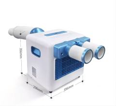 OOT Solar Portable Air Conditioner for Outdoor / Sport / Tent DC Compressor inside