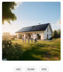 Longi Solar Panel EcoLife Series High-end Residential LR7-54HVH(Single Glass)  480W-500W