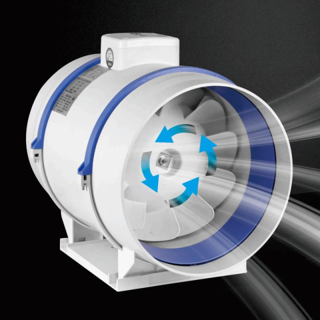 Ventilation System Diagonal Pipe Fan 4inch / 6inch / 8inch / 10inch / 12inch